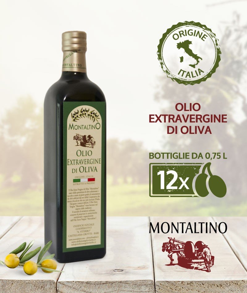 Olio Extravergine bottiglia 0.75